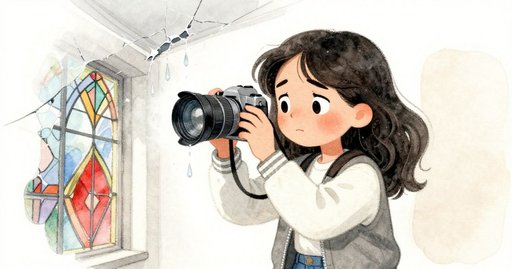 Mia Before the Glass Lit