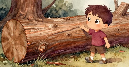 Rolling Log Garden Surprise