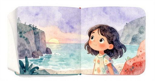 Mila Under the Striped Awning