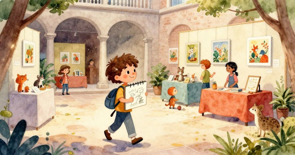 從鸚鵡視角看見水碗被移動引起水灑及鉛筆散落，鸚鵡驚慌拍翅表情鮮活，充滿動感。