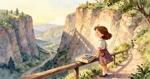 Clara Above the Red Ridge