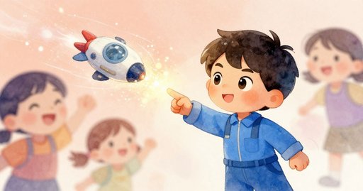 Noah at the Model Launch Pad