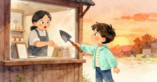 Trowel Near the Escalator