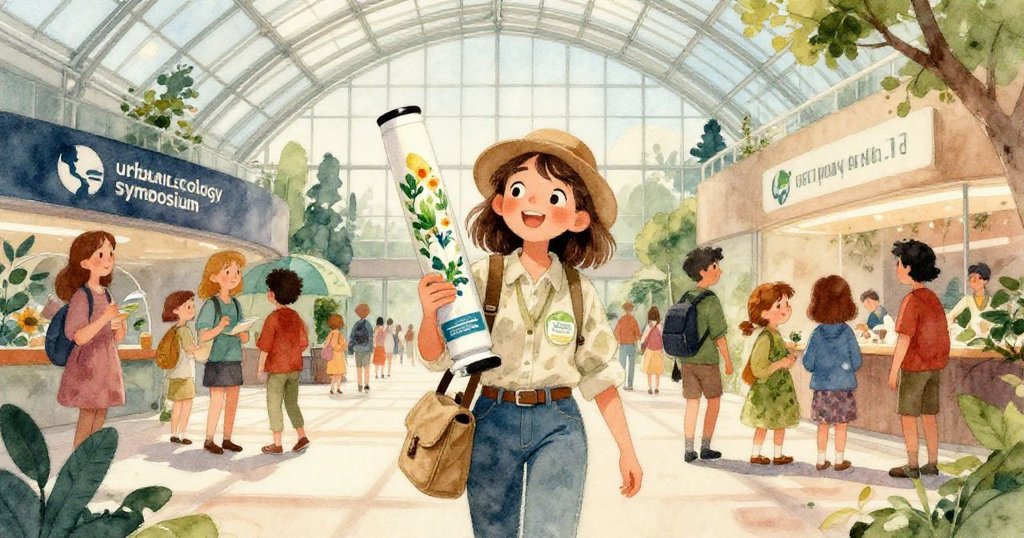 克拉拉伸手拔出海報筒蓋，海報紙飛散於空中，手部動作細膩表現驚訝與忙亂，劇情推進。