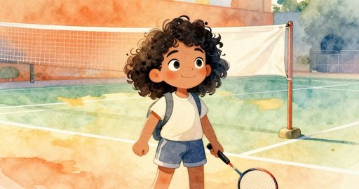 Banner Above the Court