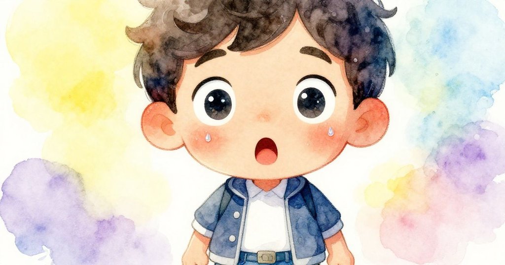 伊萊斯特寫眼睛，眼中映出水滴閃爍光芒，情緒驚訝混雜好奇，背景燈光柔和細膩