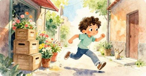 Mateo at the Busy Crossing