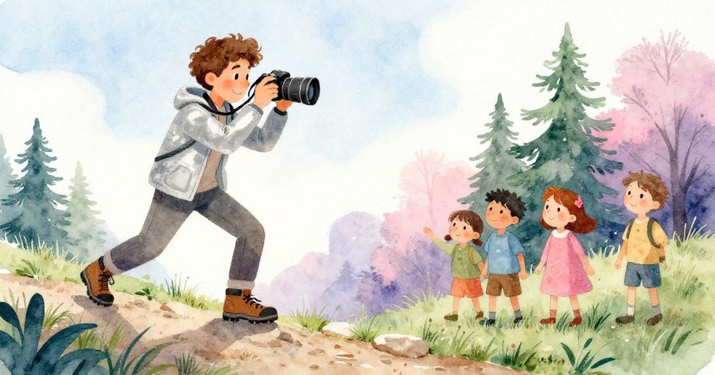 Lucas 穿越搖曳高草,面對衝浪者與野生動物交錯挑戰,神情堅毅艱難調整姿態,展現出面對挑戰的決心與靈動。