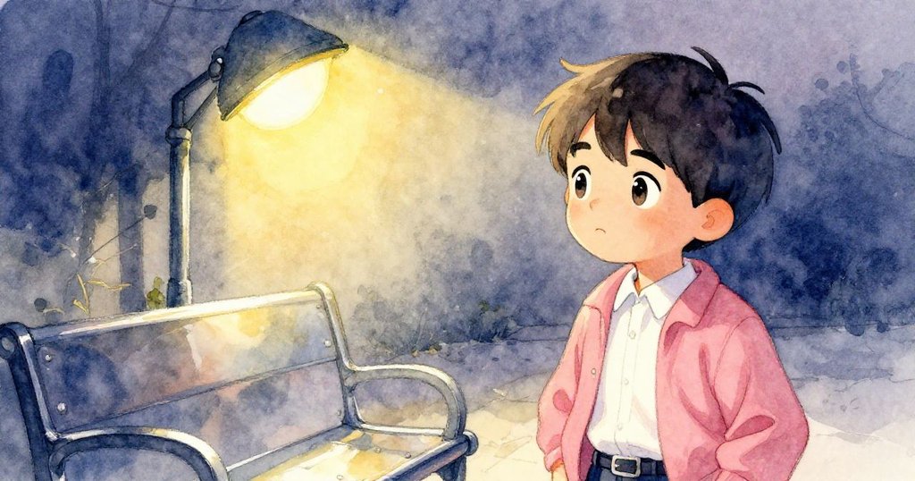 米洛回憶起安全燈映出的失敗瞬間,凝視金屬桌面中反射的光亮,神情複雜中透露堅定與決心。