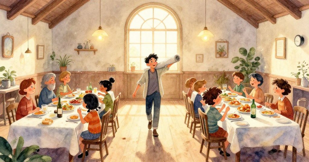 Kai的手輕觸著布料上閃耀的楓葉刺繡，近距離展示精美布面與落下的粉筆灰，畫面充滿溫柔懷舊氣息。