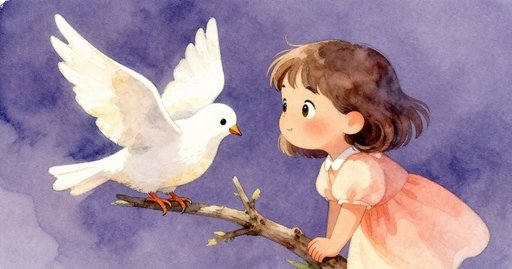 Berry, Dove, and a Puddle