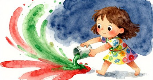 The Spilled Paint Surprise