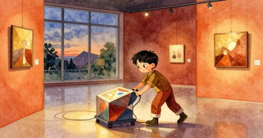 Evening Under Shifting Lights