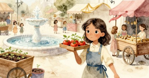 Mira in the Morning Bazaar