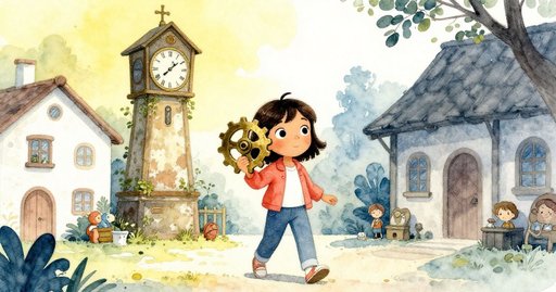 Light on the Old Clock