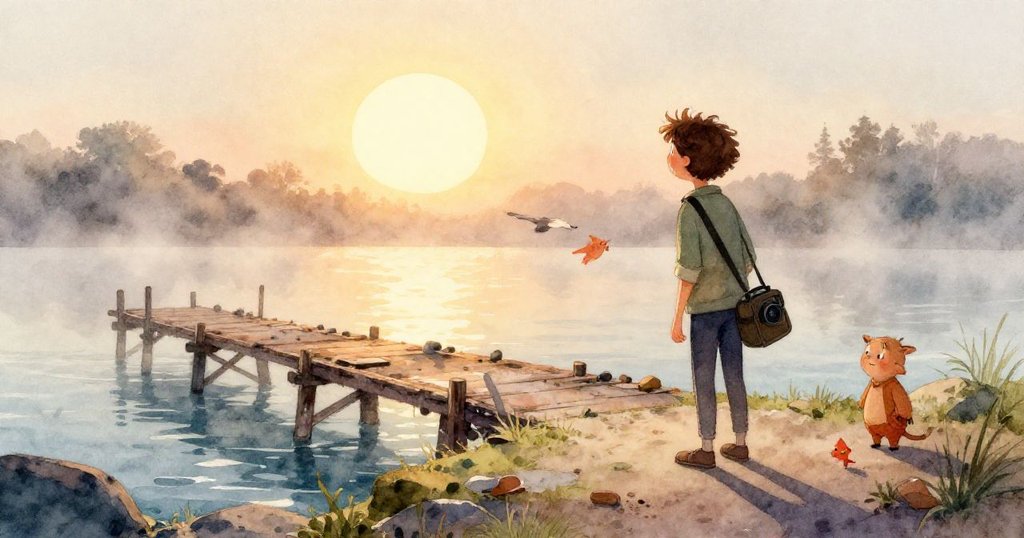 馬泰奧專注調整相機三角架,近距離呈現水珠與海鹽點綴細節,細膩捕捉自然律動。