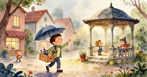 Mateo Under the Drizzle