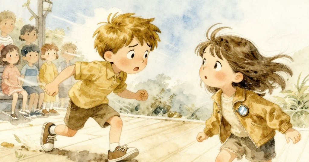 強風再起，Sam與Mira緊握工具小心調整，甲板欄杆劇烈晃動，旁觀者充滿驚訝，氣氛緊張激烈