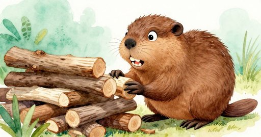 Beaver and the Log