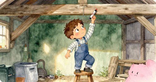 Mark Beneath the Old Beam