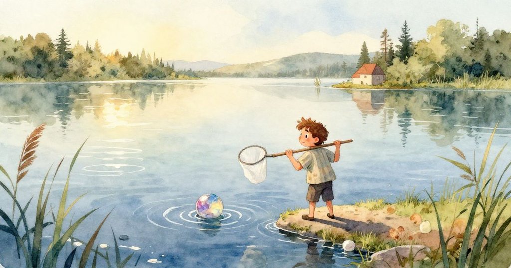 利安穿著紅襯衫的靴子穩步踩在濕潤平石上,水花飛濺,展現決心與冒險過程中躍動的力量。