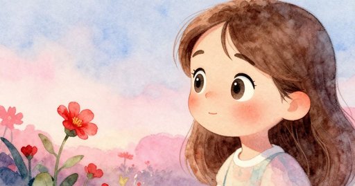 Red Flower at Twilight