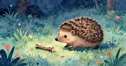 Hedgehog at Dusk