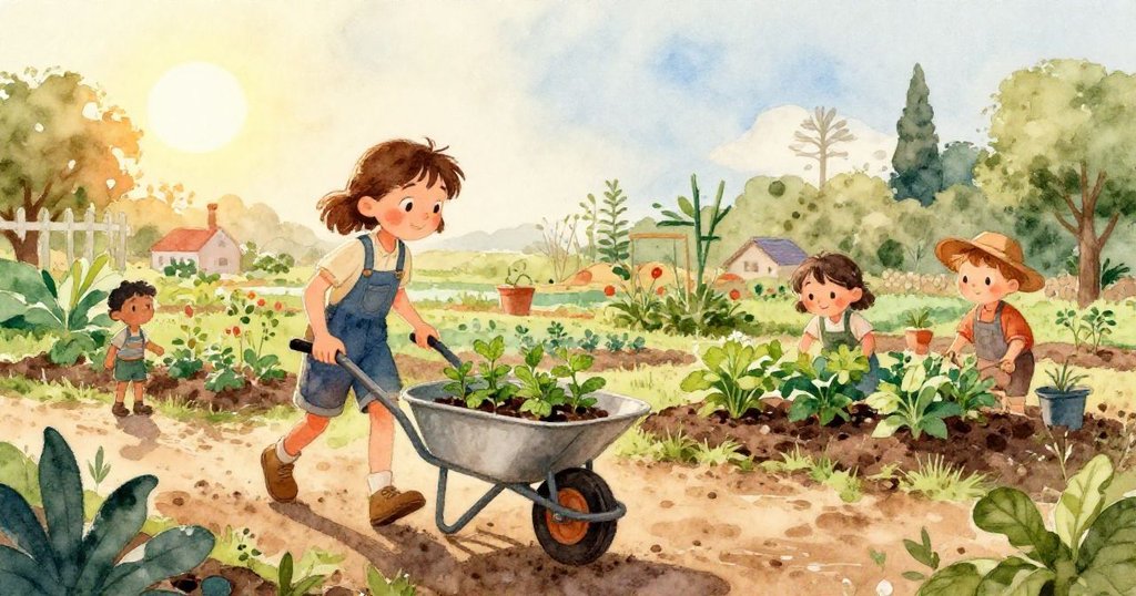 瑞莉的雙手在清晨細節中推動生鏽鐵柵門，她的小動作展現解決困難的勇氣，進入故事發展。