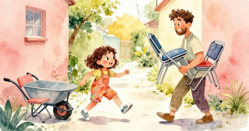 Morning at the Community Garden