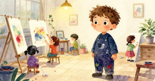 Spilled Paint Surprise