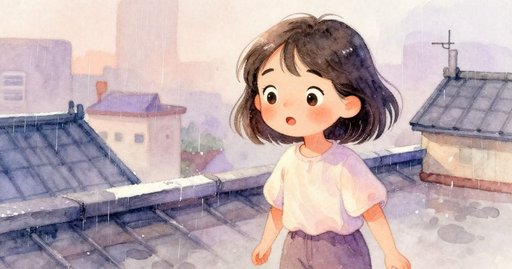 Rainbow Sparks on the Rooftop