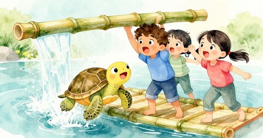 The Turtle That Cleared the Fountain