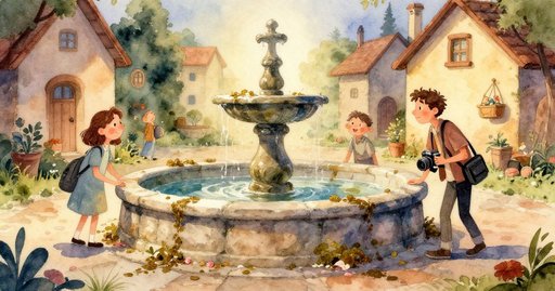 Mosaic Under the Fountain