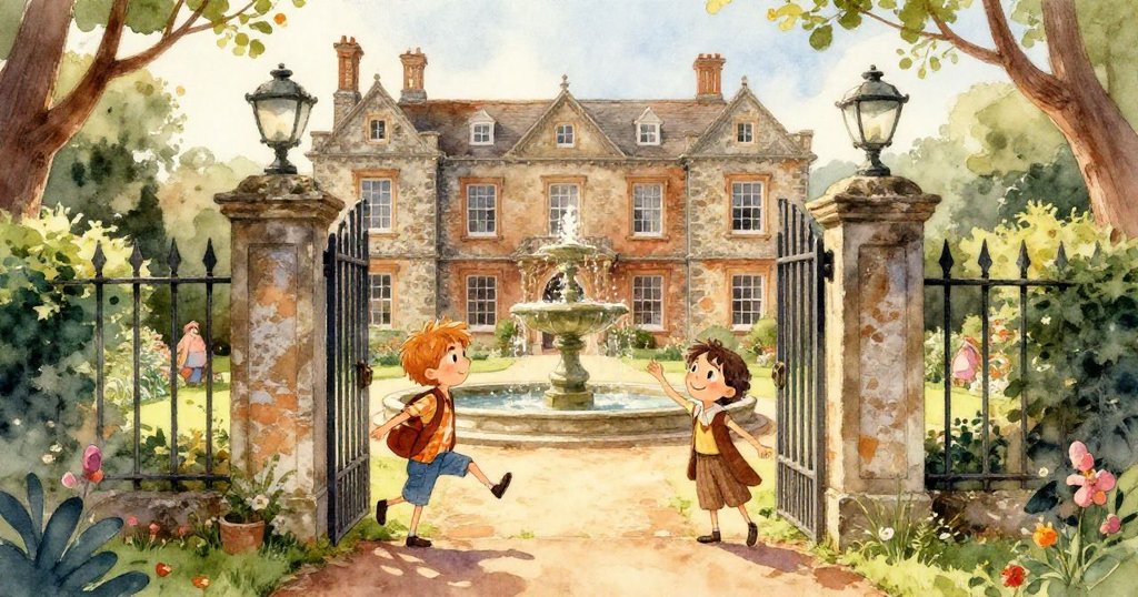 孩子圍觀沙堡崩塌,幼兒推倒紅桶激起水花與沙粒飛散,情景溫暖卻充滿驚奇記憶。