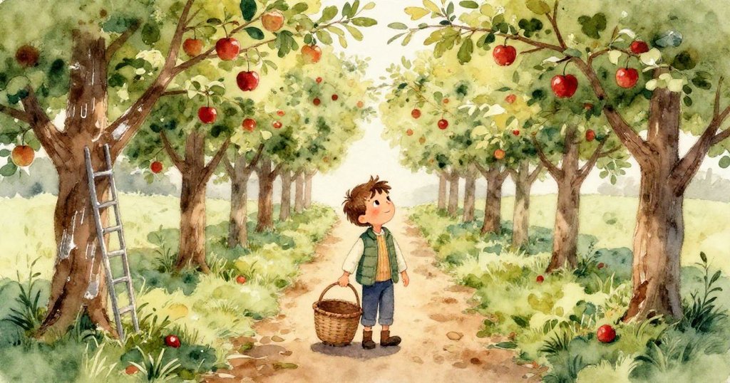 艾登伸手接觸垂落的樹枝，蜂巢內透出溫暖琥珀光芒，蜜蜂緩緩飛出，近景細節展現自然奧秘。