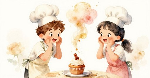 Cupcake After the Cinnamon Spill