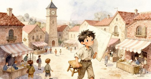 Ink Blot Under the Clock Tower