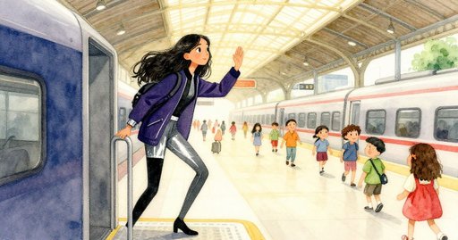 Shadow Across the Concourse