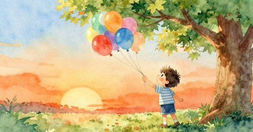 Balloons Over the Pond