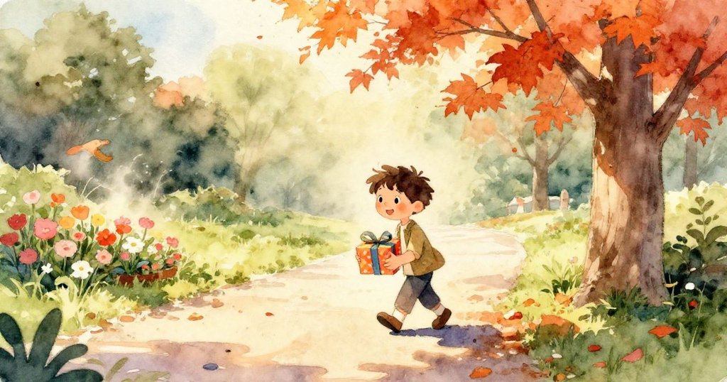 在寧靜的公園池塘中，漂浮的彩色氣球映出夢幻般水面倒影，景色柔和，充滿神秘與寧靜氣氛。