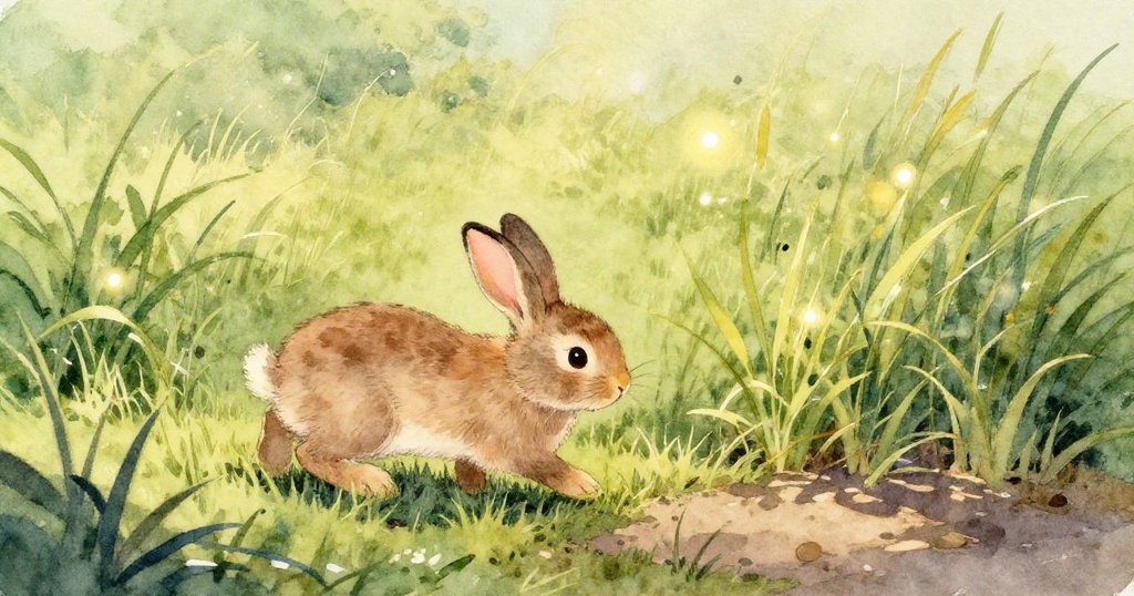 從高處俯視，看到漂浮的彎曲木棍與平坦石頭，場景充滿奇趣與細節。