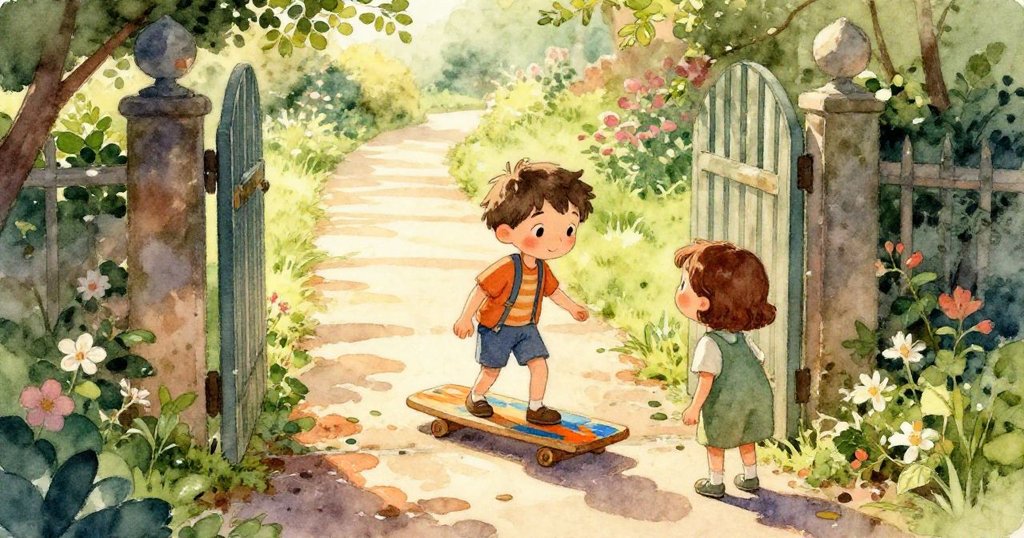 米拉用手肘穩住歪斜木板,班仔細按壓蜂巢在繩結上,手部細節展現合作與決心,動作充滿溫柔與專注。