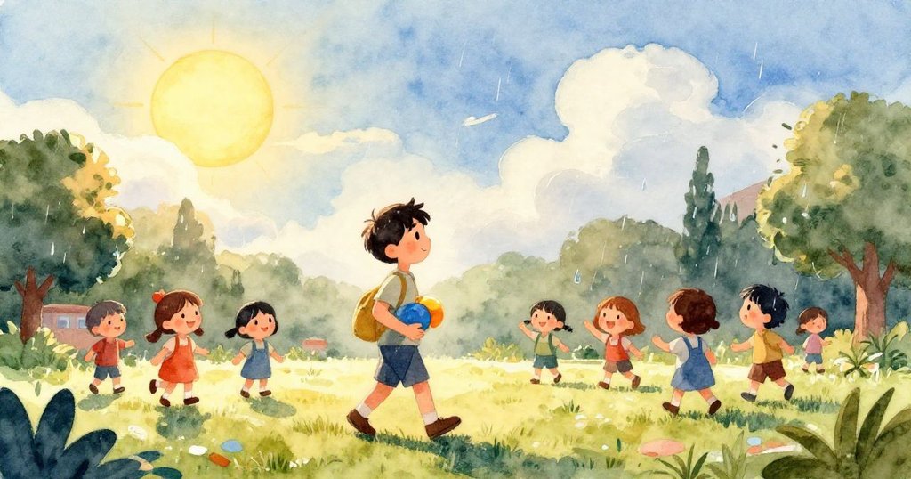 米羅專注的雙手握住色彩鮮明的書本,細緻封面展現故事魅力,溫柔燈光下流露期盼之情。