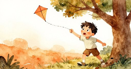 Kite Escapes the Branches