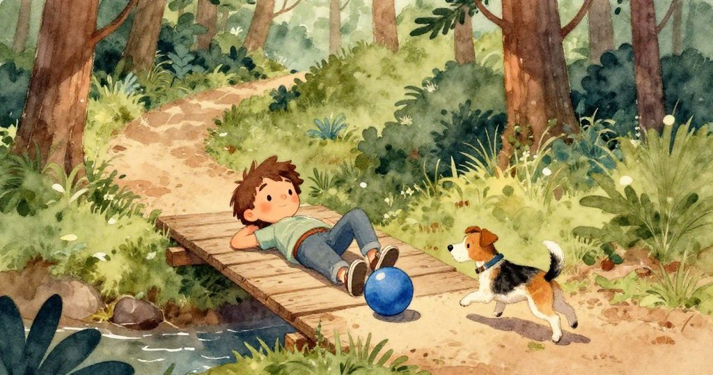 Jess的手正伸向木板間狹縫中的球，手上留著泥跡，散發堅定和些許失落的情緒。