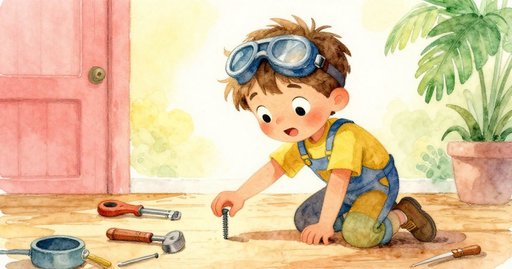 Robot and the Chalk Line