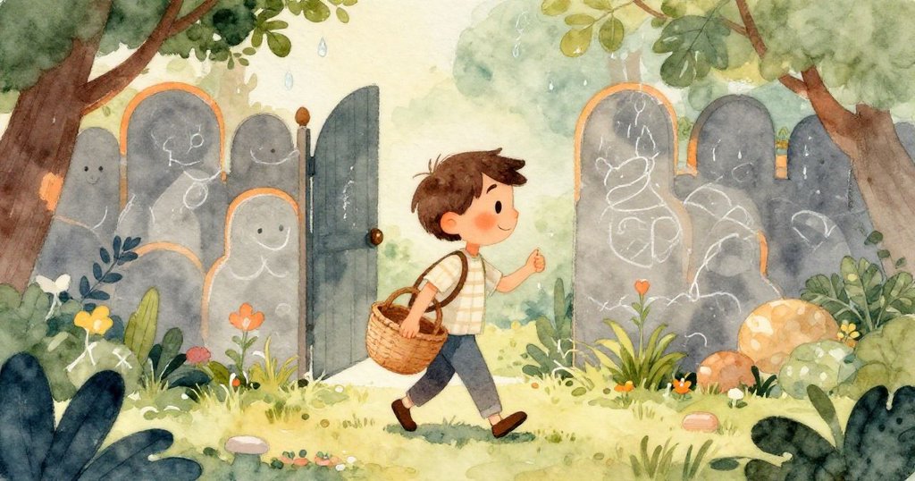 近距離細看石階上橙邊粉筆痕跡隨水滴淡化,展現時光流逝與細膩質感。