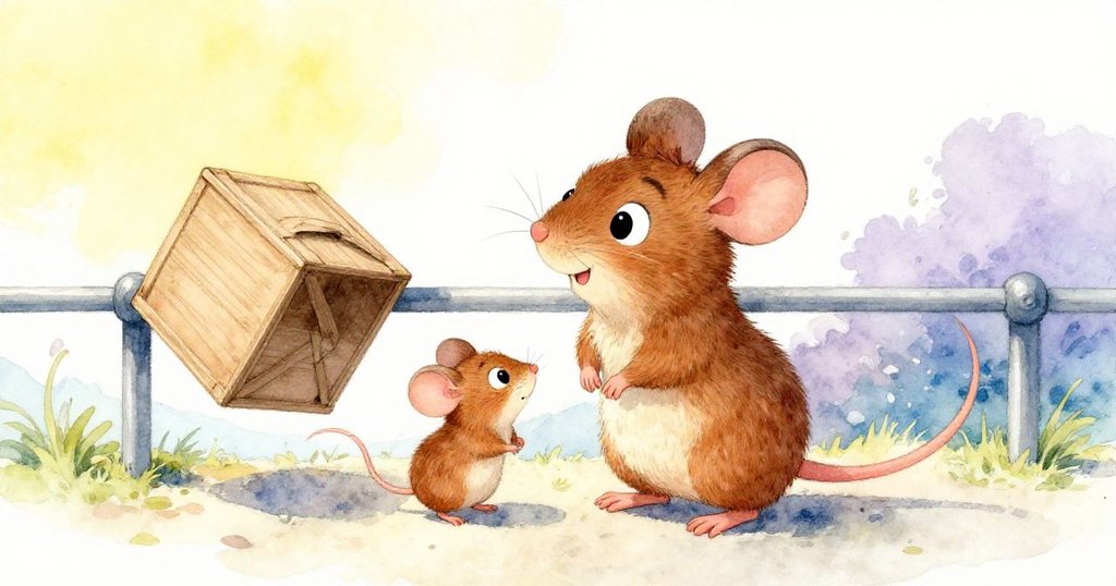 混亂過後布朗尼與小伙伴在安全欄前重逢，彼此依靠展現放鬆與喜悅，陽光映照溫暖結局。