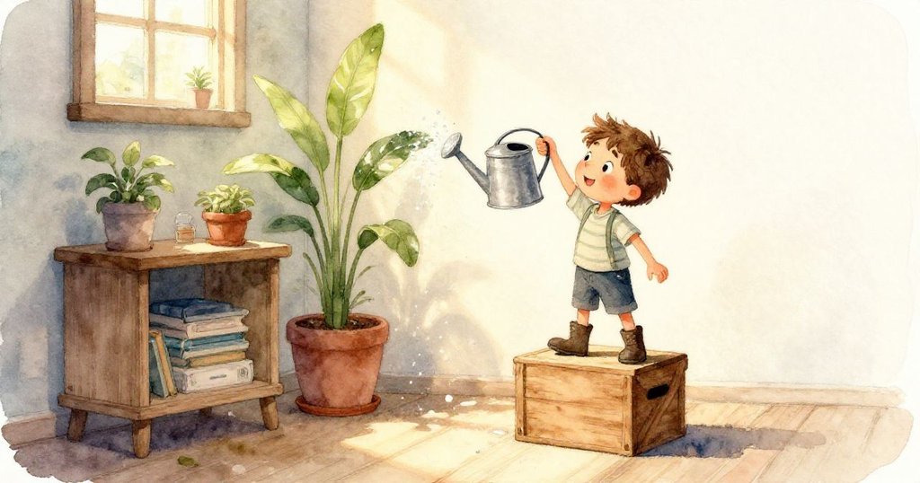 彈珠迅速滾動撞擊塑膠鹿和書堆,連鎖反應中木塊隨之翻滾,營造出熱鬧動感,小物件互動豐富