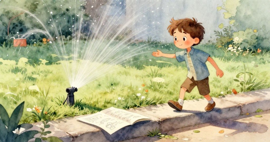 莉亞姆細看筆記本,裡面滿布夢想線條,手指輕觸紙頁,溫柔光線襯出創意情懷與專注神態